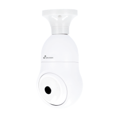 NVS-IPC-BULB1 - Telecamera Nivian Smart 2K - Wifi 2.4 GHz / Attacco E27 - Controllo PT Autotracking | IR 10 m - Luce LED bianca 
