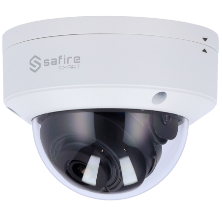 SF-IPD040-4B1 - Safire Smart - Telecamera Dome IP gamma B1 economica - Risoluzione 4 Megapixel (2566x1440) - Ottica 2.8 mm | IR
