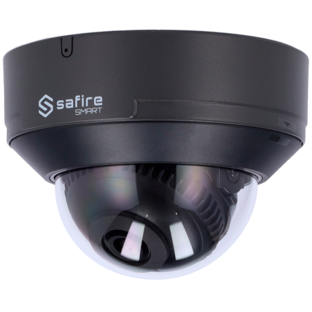 SF-IPD040A-4E1-GREY - Safire Smart - Telecamera Dome IP gamma E1 Intelligenza Artificiale - Risoluzione 4 Megapixel (2566x1440)