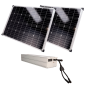 SF-SOLARKIT-BATT-1920WH-24V - Sistema di alimentazione stand-alone per TVCC - 2x Pannello solare di 150W - Batteria LiFePo4 1920