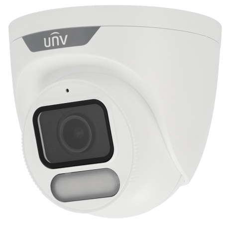 UV-IPC3628LE-ADF28K-WP - Telecamera Turret IP Uniview - Gamma EasyStar - 8 MP | Ottica 2.8 mm | microSD 512 GB - Luce bianca 30 