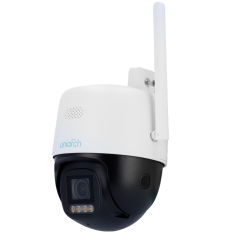 UV-UHO-P3C-M5F4 - Telecamera IP PT WiFi | Uniarch - 5 MP | Ottica 4 mm | microSD 512 GB - Luce bianca 30 m | WDR 120 dB - Color 