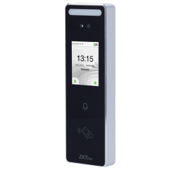 ZK-SPEEDFACE-V3L-RF-W - Controllo accessi e presenza IP65 - Riconoscimento Facciale, scheda EM e PIN - 3.000 schede | 200.000 re