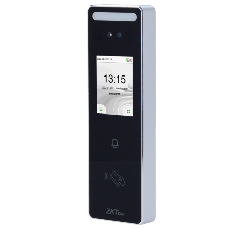 ZK-VL-SPEEDFACE-V3L-RF-2-W - Controllo accessi e presenza IP65 - Riconoscimento Facciale, scheda MF e PIN - 3.000 schede | 200.0