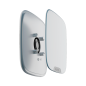 10XAJ-BRANDPLATES-W - Pack 10 coperchi personalizzabili per sirena da esterni - Colore bianco - Per esterni - Sirena non inclusa