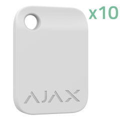 10XAJ-TAG-B - Portachiavi di accesso contactless - 10 unità - Tecnologia Mifare DESFire® - Compatibile con KeyPad Plus e KeyPad 