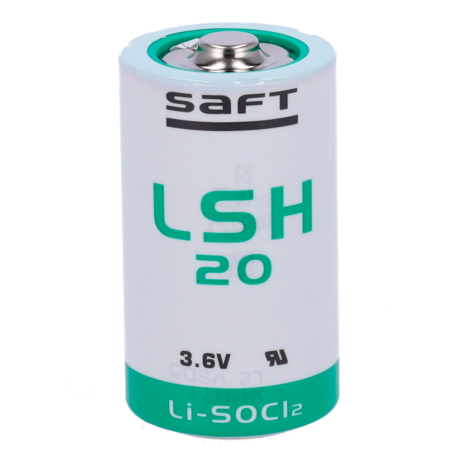 10XBATT-LSH20-S - Saft - Pack batteria LSH20 - Voltaggio 3.6 V - Litio / 10 unità - Capacità nominale 13000 mAh - Compatibile co