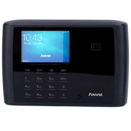 A350C-BT-WIFI - Controllo presenze - Scheda EM/MF e PIN - 3.000 utenti | 100.000 registri - TCP/IP, WiFi, Bluetooth, USB e RS485