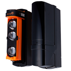 ABE-200W - Detector de barrera por infrarrojos - Compatible con Transmitter o DoorProtect Ajax - Inalámbrico | 3 haces - Alcance