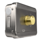 ABK-703B-S - Serratura elettromeccanica - Modo apertura Fail Secure (NO) - Adatta per installazioni senza perforazioni - LED di 