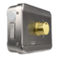 ABK-703B-S - Serratura elettromeccanica - Modo apertura Fail Secure (NO) - Adatta per installazioni senza perforazioni - LED di 