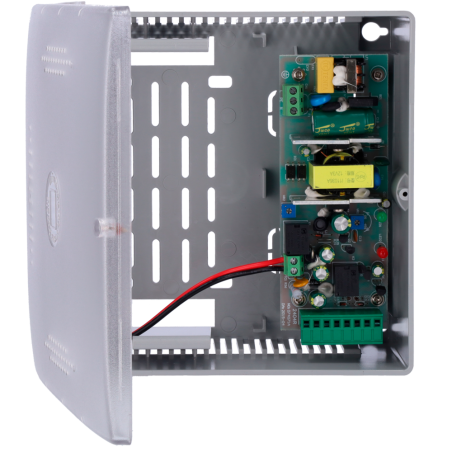AC-12DC3A-P - Alimentatore per il controllo accessi - NO/NC configurabile - Uscita DC 13.5V / 3A - Custodia in plastica - Adatto