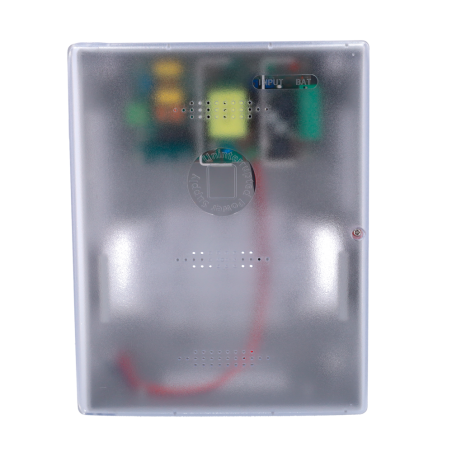 AC-12DC5A-BAT17AH-P - Alimentatore per il controllo accessi - NO/NC configurabile - Uscita DC 12.5-13.8V / 5A - Custodia in plas