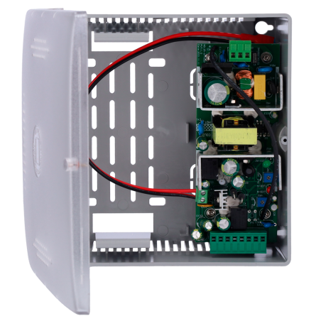 AC-12DC5A-BAT7AH-P - Alimentatore per il controllo accessi - NO/NC configurabile - Uscita DC 12.5-13.8V / 5A - Custodia in plast