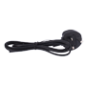 AC-UK-C7 - Cavo di alimentazione - Connettore QT2 - Compatibile con spine inglesi 3 PINES - Fusibile di protezione - 250VAC / 13
