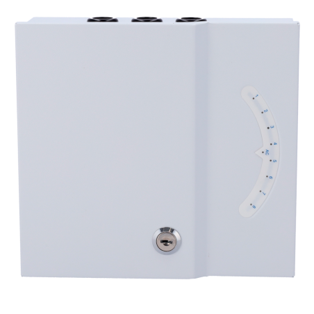 AC24V8A-PD8 - Scatola di distribuzione di alimentazione - Ingresso AC 100-240 V 50/60 Hz - 8 canali - Protezione da fusibile PTC