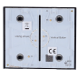 AJ-CENTERBUTTON-2G-B-VERT - Pannello tattile per doppio interruttore della luce - Compatibile con AJ-LIGHTCORE-2G-VERT - Retroil