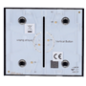 AJ-CENTERBUTTON-2G-B-VERT - Pannello tattile per doppio interruttore della luce - Compatibile con AJ-LIGHTCORE-2G-VERT - Retroil