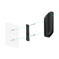 AJ-CURTAINPROTECT-B - Rilevatore PIR tipo tenda - Grado 2 - Senza fili 868 MHz Jeweller - Portata di rilevamento 6~15 m / 6º H / AJ-CURTAINPROTECT-B - Rilevatore PIR tipo tenda - Grado 2 - Senza fili 868 MHz Jeweller - Portata di rilevamento 6~15 m / 6º H /