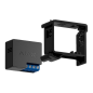 AJ-DINHOLDER - Staffa per guida DIN - Compatibile con AJ-RELAY - Compatibile con AJ-WALLSWITCH - Colore nero