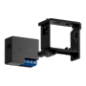 AJ-DINHOLDER - Staffa per guida DIN - Compatibile con AJ-RELAY - Compatibile con AJ-WALLSWITCH - Colore nero