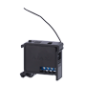 AJ-DINHOLDER - Staffa per guida DIN - Compatibile con AJ-RELAY - Compatibile con AJ-WALLSWITCH - Colore nero