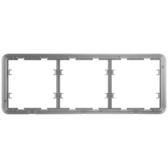 AJ-FRAME-3 - Telaio per tre dispositivi - Compatibile con: - 2 x AJ-SIDEBUTTON o AJ-SIDECOVER - 1 x AJ-CENTERBUTTON o AJ-CENTERC