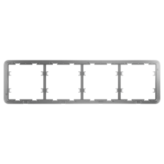 AJ-FRAME-4 - Telaio per quattro dispositivi - Compatibile con 2 x AJ-SIDEBUTTON - Compatibile con 2 x AJ-CENTERBUTTON - Ajax - L