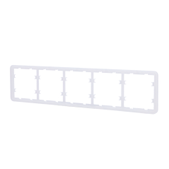 AJ-FRAME-5 - Telaio per cinque dispositivi - Compatibile con 2 x AJ-SIDEBUTTON - Compatibile con 3 x AJ-CENTERBUTTON - Ajax - Li