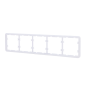 AJ-FRAME-5 - Telaio per cinque dispositivi - Compatibile con 2 x AJ-SIDEBUTTON - Compatibile con 3 x AJ-CENTERBUTTON - Ajax - Li AJ-FRAME-5 - Telaio per cinque dispositivi - Compatibile con 2 x AJ-SIDEBUTTON - Compatibile con 3 x AJ-CENTERBUTTON - Ajax - Li