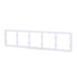 AJ-FRAME-5 - Telaio per cinque dispositivi - Compatibile con 2 x AJ-SIDEBUTTON - Compatibile con 3 x AJ-CENTERBUTTON - Ajax - Li AJ-FRAME-5 - Telaio per cinque dispositivi - Compatibile con 2 x AJ-SIDEBUTTON - Compatibile con 3 x AJ-CENTERBUTTON - Ajax - Li