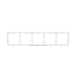AJ-FRAME-5 - Telaio per cinque dispositivi - Compatibile con 2 x AJ-SIDEBUTTON - Compatibile con 3 x AJ-CENTERBUTTON - Ajax - Li AJ-FRAME-5 - Telaio per cinque dispositivi - Compatibile con 2 x AJ-SIDEBUTTON - Compatibile con 3 x AJ-CENTERBUTTON - Ajax - Li