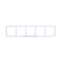 AJ-FRAME-5 - Telaio per cinque dispositivi - Compatibile con 2 x AJ-SIDEBUTTON - Compatibile con 3 x AJ-CENTERBUTTON - Ajax - Li AJ-FRAME-5 - Telaio per cinque dispositivi - Compatibile con 2 x AJ-SIDEBUTTON - Compatibile con 3 x AJ-CENTERBUTTON - Ajax - Li