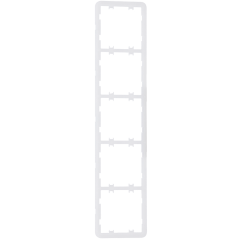 AJ-FRAME-5-VERT - Telaio verticale per cinque dispositivi - Compatibile con 2 x AJ-SIDEBUTTON-...-VERT - Compatibile con 3 x AJ-