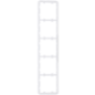 AJ-FRAME-5-VERT - Telaio verticale per cinque dispositivi - Compatibile con 2 x AJ-SIDEBUTTON-...-VERT - Compatibile con 3 x AJ- AJ-FRAME-5-VERT - Telaio verticale per cinque dispositivi - Compatibile con 2 x AJ-SIDEBUTTON-...-VERT - Compatibile con 3 x AJ-
