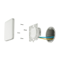 AJ-LIGHTCORE-2G - Relè doppio per interruttore smart - Senza fili 868 MHz Jeweller - Range di comunicazione fino a 1100 m - Alim AJ-LIGHTCORE-2G - Relè doppio per interruttore smart - Senza fili 868 MHz Jeweller - Range di comunicazione fino a 1100 m - Alim