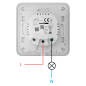 AJ-LIGHTCORE-DIMMER-VERT - Relè per interruttore intelligente dimmerabile - Senza fili 868 MHz Jeweller - Range di comunicazione