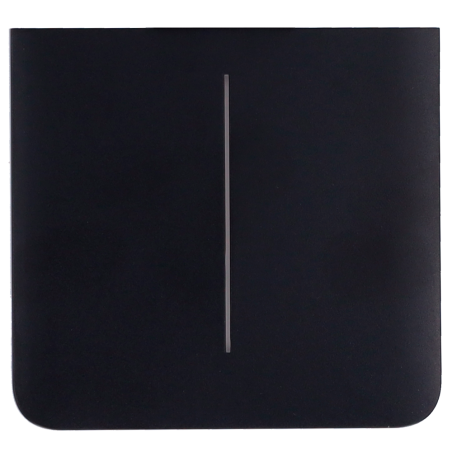 AJ-SIDEBUTTON-2G-B-VERT - Pannello tattile per doppio interruttore della luce - Compatibile con AJ-LIGHTCORE-2G-VERT - Retroillu