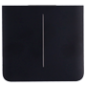 AJ-SIDEBUTTON-2G-B-VERT - Pannello tattile per doppio interruttore della luce - Compatibile con AJ-LIGHTCORE-2G-VERT - Retroillu