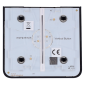 AJ-SIDEBUTTON-2G-B-VERT - Pannello tattile per doppio interruttore della luce - Compatibile con AJ-LIGHTCORE-2G-VERT - Retroillu