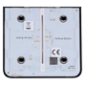 AJ-SIDEBUTTON-2G-B-VERT - Pannello tattile per doppio interruttore della luce - Compatibile con AJ-LIGHTCORE-2G-VERT - Retroillu
