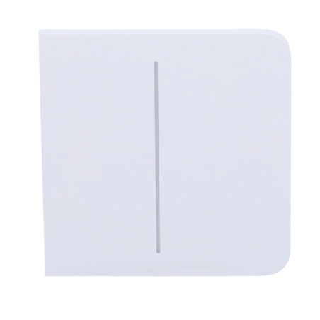 AJ-SIDEBUTTON-2G-W - Pannello tattile per doppio interruttore della luce - Compatibile con AJ-LIGHTCORE-2G - Retroilluminazione 