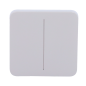 AJ-SOLOBUTTON-2G-FOG - Pannello tattile per doppio interruttore della luce - Compatibilità con AJ-LIGHTCORE-2G - Retroilluminazi AJ-SOLOBUTTON-2G-FOG - Pannello tattile per doppio interruttore della luce - Compatibilità con AJ-LIGHTCORE-2G - Retroilluminazi