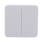 AJ-SOLOBUTTON-2G-FOG - Pannello tattile per doppio interruttore della luce - Compatibilità con AJ-LIGHTCORE-2G - Retroilluminazi AJ-SOLOBUTTON-2G-FOG - Pannello tattile per doppio interruttore della luce - Compatibilità con AJ-LIGHTCORE-2G - Retroilluminazi