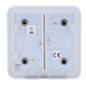 AJ-SOLOBUTTON-2G-GRA - Pannello tattile per doppio interruttore della luce - Compatibilità con AJ-LIGHTCORE-2G - Retroilluminazi