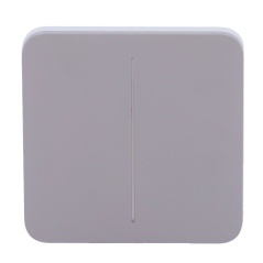 AJ-SOLOBUTTON-2G-GRE - Pannello tattile per doppio interruttore della luce - Compatibilità con AJ-LIGHTCORE-2G - Retroilluminazi