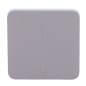 AJ-SOLOBUTTON-2G-GRE - Pannello tattile per doppio interruttore della luce - Compatibilità con AJ-LIGHTCORE-2G - Retroilluminazi AJ-SOLOBUTTON-2G-GRE - Pannello tattile per doppio interruttore della luce - Compatibilità con AJ-LIGHTCORE-2G - Retroilluminazi