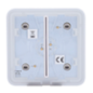 AJ-SOLOBUTTON-2G-GRE - Pannello tattile per doppio interruttore della luce - Compatibilità con AJ-LIGHTCORE-2G - Retroilluminazi AJ-SOLOBUTTON-2G-GRE - Pannello tattile per doppio interruttore della luce - Compatibilità con AJ-LIGHTCORE-2G - Retroilluminazi