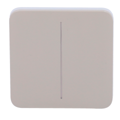 AJ-SOLOBUTTON-2G-OLI - Pannello tattile per doppio interruttore della luce - Compatibilità con AJ-LIGHTCORE-2G - Retroilluminazi