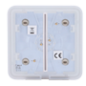 AJ-SOLOBUTTON-2G-OLI - Pannello tattile per doppio interruttore della luce - Compatibilità con AJ-LIGHTCORE-2G - Retroilluminazi